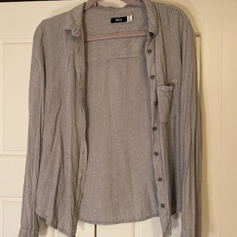 Stripped button down
